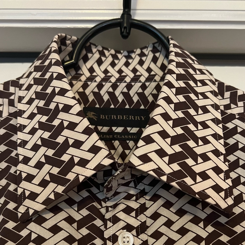 Burberry Prorsum (runway) Christopher Bailey beautiful pattered shirt.